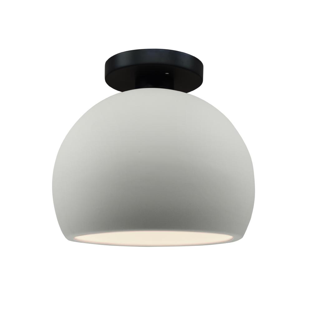 Small Globe Semi-Flush