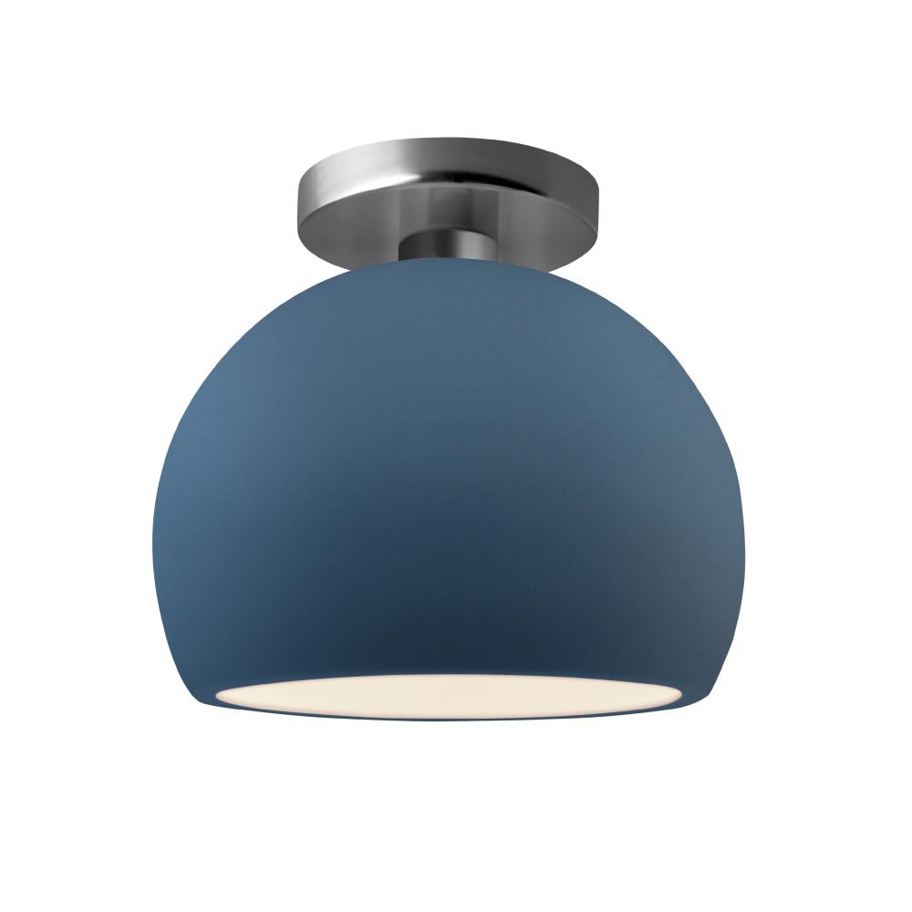 Small Globe LED Semi-Flush