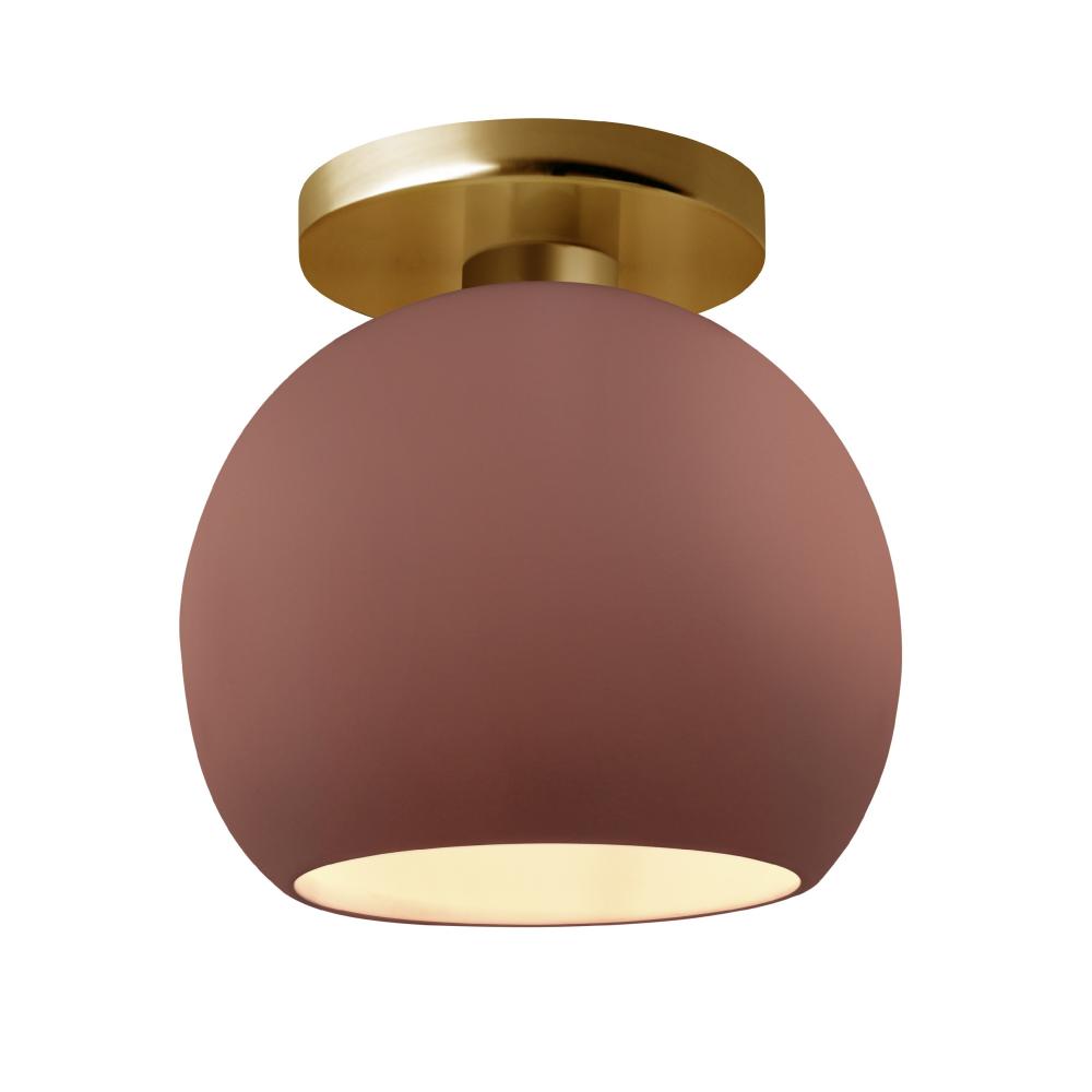 Medium Globe LED Semi-Flush