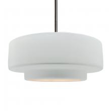 Justice Design Group CER-6545-WTWT-NCKL-RIGID-LED1-700 - Large Tier LED Pendant