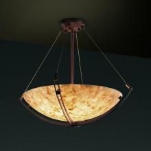 Justice Design Group ALR-9724-25-DBRZ-LED-6000 - 36" Pendant Bowl w/ Crossbar