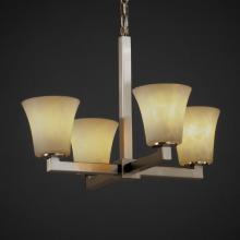 Justice Design Group CLD-8829-10-NCKL - Modular 4-Light Chandelier