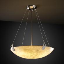 Justice Design Group CLD-9624-35-MBLK-LED-6000 - 36" Pendant Bowl w/ U-Clips