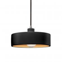 Justice Design Group CER-6460-CBGD-NCKL-BKCD - Dish Pendant