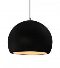 Justice Design Group CER-6535-CRB-NCKL-WTCD-LED1-700 - Large Globe LED Pendant