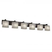 Justice Design Group CLD-8926-30-MBLK-LED6-4200 - Modular 6-Light LED Bath Bar