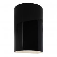 Justice Design Group CER-5260-BLK - Large ADA Cylinder - Closed Top