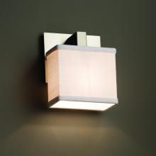 Justice Design Group FAB-8931-55-WHTE-NCKL - Modular 1-Light Wall Sconce (ADA)