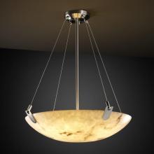 Justice Design Group FAL-9621-25-NCKL-LED-3000 - 18" Pendant Bowl w/ U-Clips