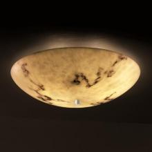 Justice Design Group FAL-9672-35-MBLK - 24" Semi-Flush Bowl w/ GU24-LED Lamping