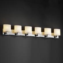 Justice Design Group FSN-8926-10-MROR-CROM - Modular 6-Light Bath Bar