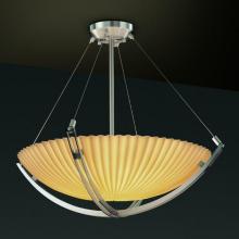 Justice Design Group PNA-9729-35-PLET-MBLK-LED-9000 - 60" Pendant Bowl w/ Crossbar