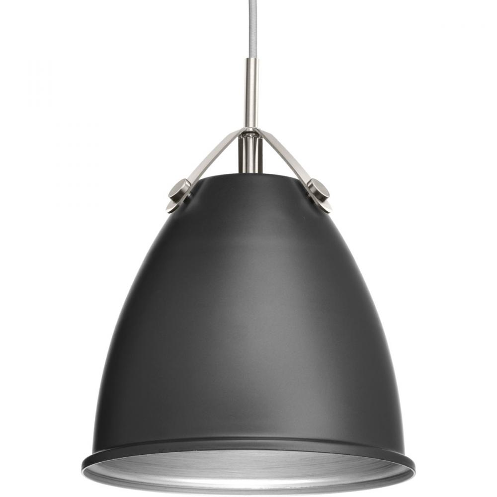 Tre Collection One-Light Graphite Graphite Metal Shade Coastal Pendant Light