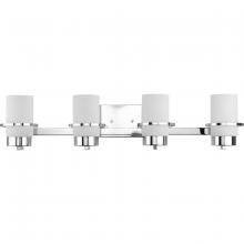 Progress P300416-015 - Reiss Collection Four-Light Modern Farmhouse Polished Chrome Vanity Light