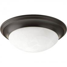 Progress P3688-20 - One-Light Alabaster Glass 11-1/2" Close-to-Ceiling