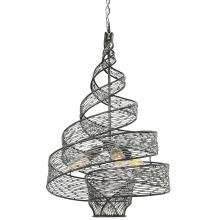 Varaluz 240P03SL - Flow 3-Lt Twist Pendant - Steel