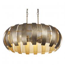 Varaluz 287N06HG - Sawyers Bar 6-Lt Linear Pendant - Havana Gold