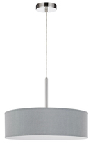 CAL Lighting FX-3731-GR - Led 18W Dimmable Pendant with Diffuser and Hardback Fabric Shade