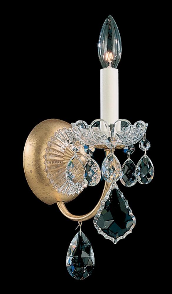 New Orleans 1 Light 120V Wall Sconce in Aurelia with Heritage Handcut Crystal