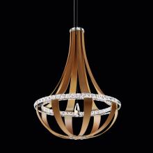 Schonbek 1870 SCE120DN-LB1S - Crystal Empire LED 36IN 3000K 120V Pendant in Grizzly Black with Crystals from Swarovski®