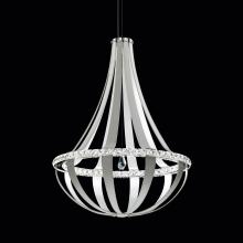 Schonbek 1870 SCE130DN-LB1S - Crystal Empire LED 45IN 3000K 120V Pendant in Grizzly Black with Crystals from Swarovski®