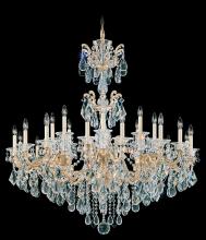 Schonbek 1870 5013-27 - La Scala 24 Light 120V Chandelier in Parchment Gold with Heritage Handcut Crystal