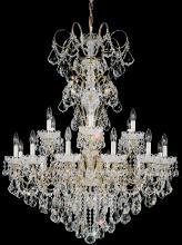 Schonbek 1870 3660-76S - New Orleans 18 Light 120V Chandelier in Heirloom Bronze with Clear Crystals from Swarovski