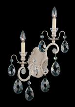 Schonbek 1870 3758-48S - Renaissance 2 Light 120V Wall Sconce in Antique Silver with Crystals from Swarovski®