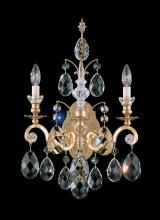 Schonbek 1870 3761-23S - Renaissance 2 Light 120V Wall Sconce in Etruscan Gold with Crystals from Swarovski®