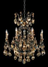 Schonbek 1870 3771-76S - Renaissance 9 Light 120V Chandelier in Heirloom Bronze with Crystals from Swarovski®