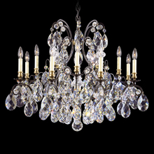 Schonbek 1870 3790-76 - Renaissance 13 Light 120V Chandelier in Heirloom Bronze with Heritage Handcut Crystal