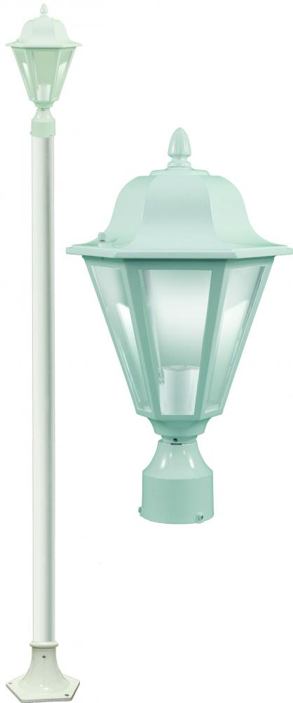 DANIELLA POST LIGHT FIX W/ CLEAR GLASS 26W DL-S26-GU24