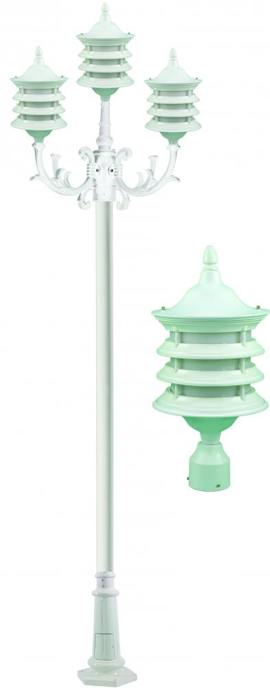STEPHANIE POST THREE LIGHT FIX 3X26W DL-S26-GU24 120V