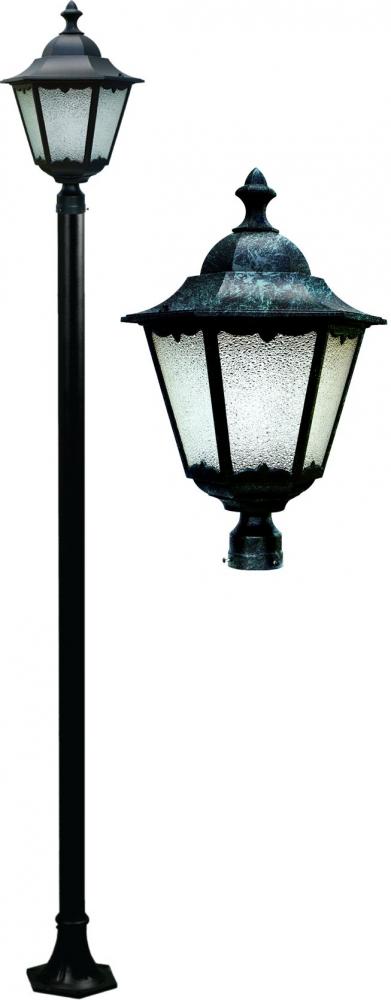 CAST ALUM LANTERN POST FIXTURE 26 WATT DL-S26-GU24 120