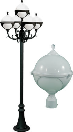 NATALIE POST FIVE LIGHT FIX 5X16 LED E26 85-265V