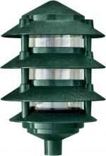 Dabmar D5101-G - PAGODA FIX 4 TIER 6"TOP 1/2" BASE G24 2 PIN 12W 60 LED