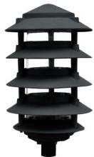 Dabmar D5550-B - PAGODA FIX 5 TIER 6" TOP 1/2" BASE INCAND 120V