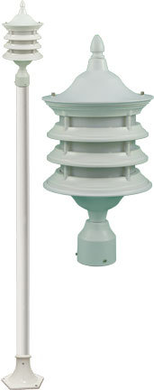 Dabmar GM1801-LED16-W - STEPHANIE POST LIGHT FIX LED 16W 120V