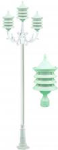 Dabmar GM1807-W - STEPHANIE POST THREE LIGHT FIX 3X26W DL-S26-GU24 120V