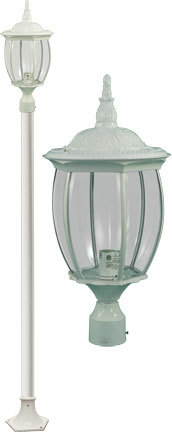 Dabmar GM3001-LED16-W - VICTORIA POST LIGHT FIX LED 16W 120V
