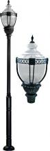 Dabmar GM8030-LED120-VG - CAST ALUM CLR TOP ACORN FIX 120W LED 120V