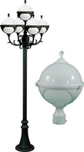 Dabmar GM9705-LED16-W - NATALIE POST FIVE LIGHT FIX 5X16 LED E26 85-265V