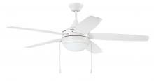 Craftmade EPHA52W5 - 52" Phaze Energy Star 5 in White w/ White Blades