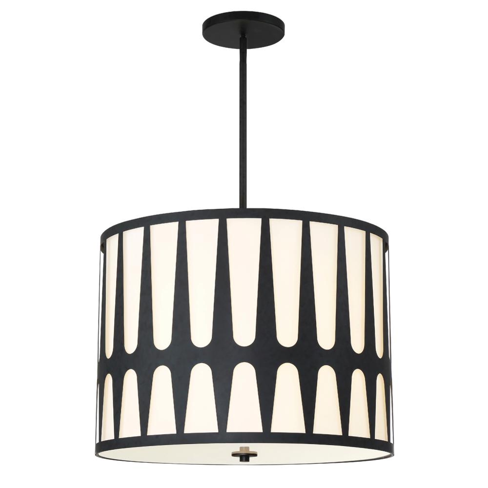 Royston 5 Light Black Pendant