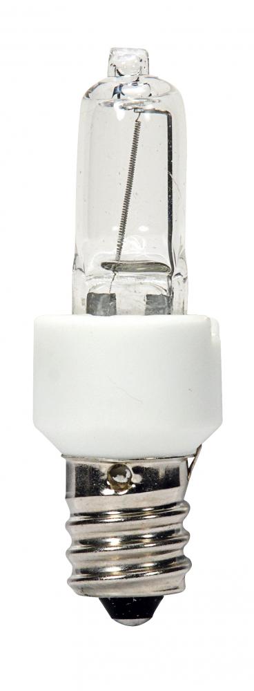 60 Watt; Halogen / Excel; T3; Clear; 3000 Average rated hours; 960 Lumens; Candelabra base; 120 Volt