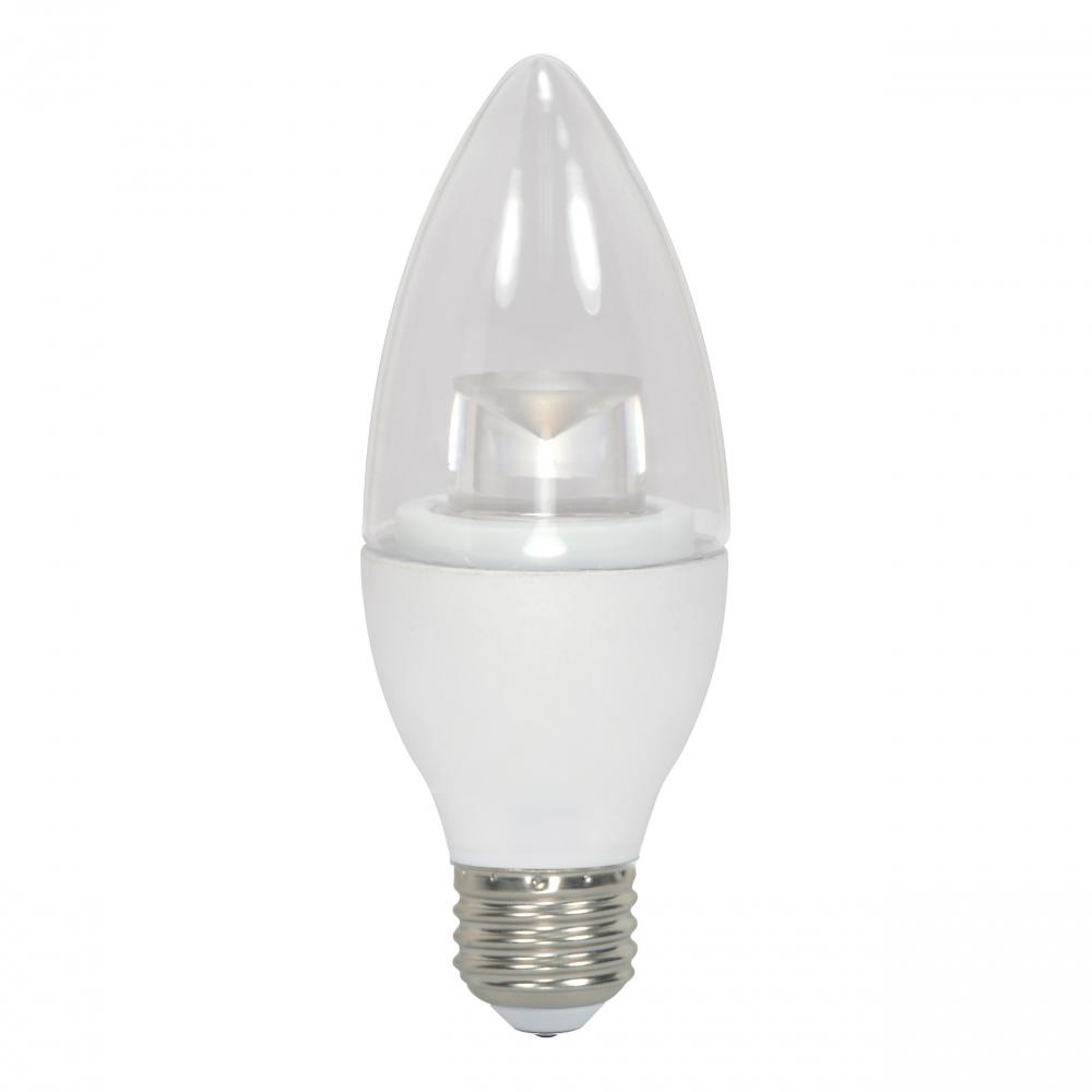 4.5 Watt; B11 LED; 3000K; Medium base; 120 Volt