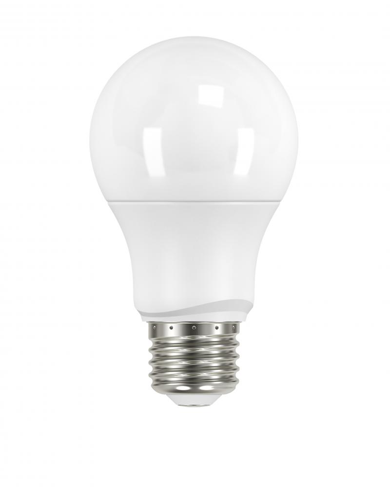 6 Watt; A19 LED; Frosted; 2700K Medium base; 220 deg. Beam Angle; 120 Volt; Non-Dimmable