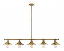 Z-Lite 613-5L-FB - 5 Light Linear Chandelier