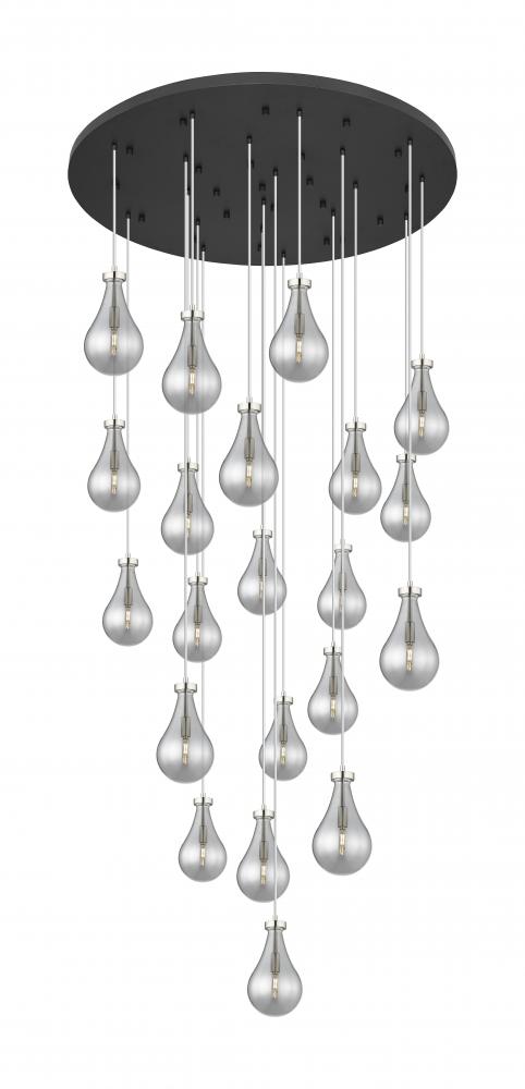 Owego - 21 Light - 48 inch - Brushed Satin Nickel - Multi Pendant