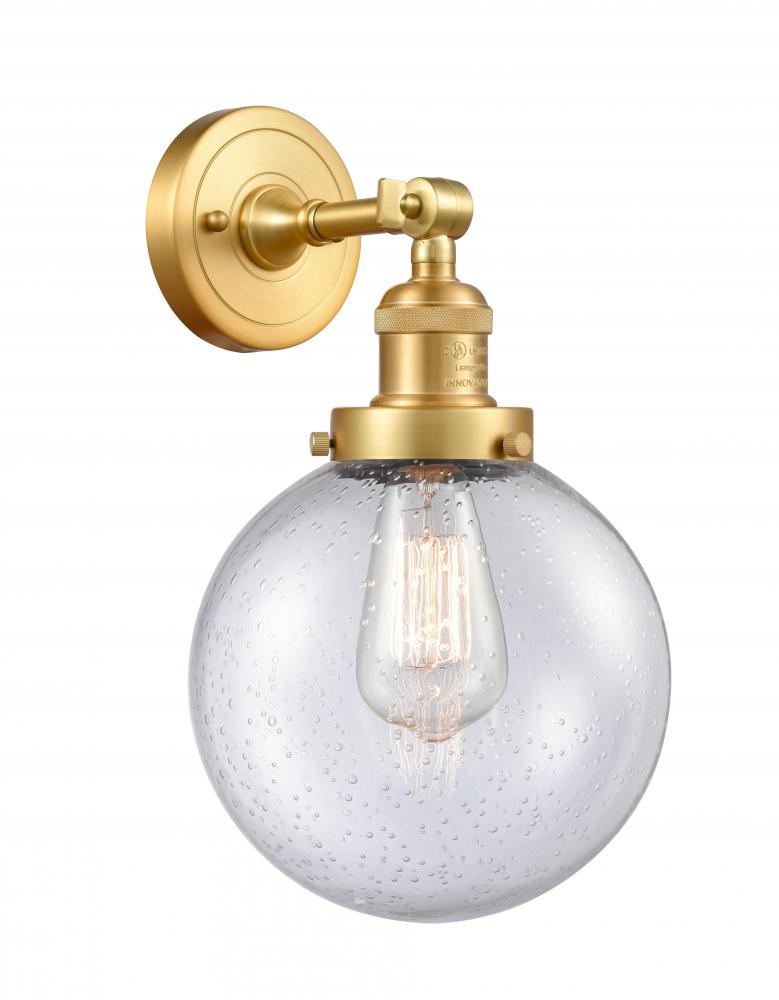 Beacon - 1 Light - 8 inch - Satin Gold - Sconce